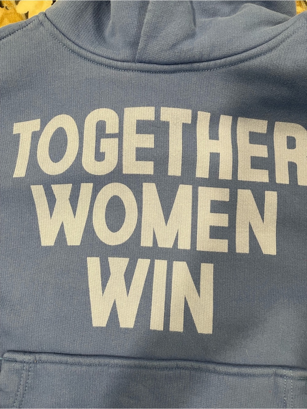 Free People Blue "Together Women Win" Hoodie - Picture 6 of 10